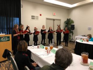 Royal HS Vocal Jazz Ensemble led by Bethany Uko, entertained the SVCC membership at the December, 2019 luncheon meeting.
